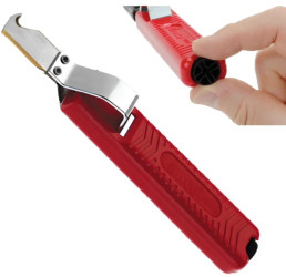 Nóż Do Ściągania Izolacji Z Ostrzem Hakowym Nóż do Kabli 8-28 mm CIMCO