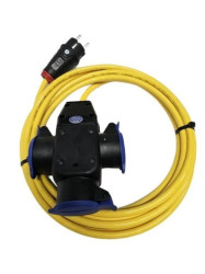 EXTREME Przedłużacz 3x1,5 PUR H07BQ-F 20m 3-fach 134620