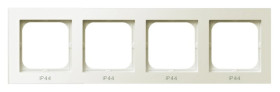 SONATA Ramka poczwórna do łączników IP44 ecru RH-4R/27