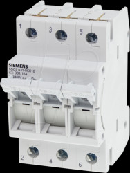 5SG76310KK10 MINIZED, fuse switch disconnector, D01, 3-pole, In: 10 A, Un AC:
