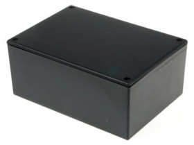 Obudowa Czarny, 177.8 x 127 x 76.2mm, RS PRO