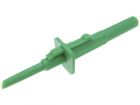 Chwytak pomiarowy 20.170.4;zielony; haczykowy;123mm;wtykany(gn.ban.4mm)