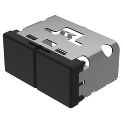 Soczewki do wskaźników, 03-902, Czarny, Prostokąt, długość: 38