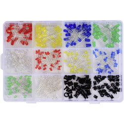 TRU COMPONENTS TC-12888388 LED set Red Green Yellow Blue White 3 mm 5 mm 20 mA