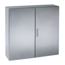 Szafka ścienna rozdzielcza 1000 mm 1000 mm 300mm Stal nierdzewna 316 Schneider Electric, z drzwiami zwykłymi