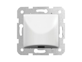 LINNERA S Płytka czołowa z ramką szkieletową na wypust kablowy biała 91440077 VIKO PANASONIC