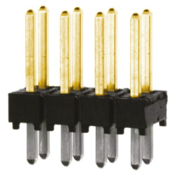 Złącze szpilkowe 8-pinowe TSW raster: 2.54 mm Prosty 2-rzędowe Samtec Otwór przelotowy 550 V Bez osłony