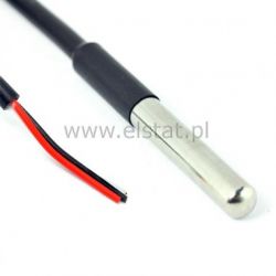 Czujnik temperatury DS18B20 przewód 1m silikon