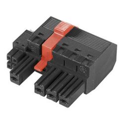 Weidmüller 1157190000 Obudowa złącza pin żeńskiego na kabel BVF 7.62HP/03/180MSF3 BCF/08R SN BK BX, wire-to-board, piny: