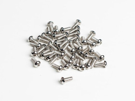 Adafruit Button Hex Machine Screw - M4 thread - 10mm long - pack of 50
