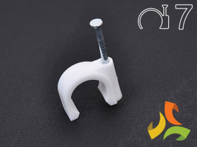 Uchwyt kablowy FLOP do przewodów okrągłych 7mm2 (100szt.) 89076006 SIMET