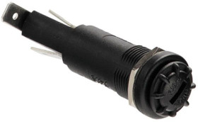Fuse holder, 6.3 x 32 mm, 16 A, 250 V, central Mounting, FX0419