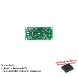 Wolnozmienny sterownik taśmy RGB - PCB i mikroprocesor do projektu AVT 5784