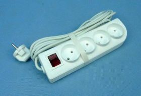 PS-4xGN+WYŁ. 4,0mb PRZEDŁUŻACZ BEZ UZIE