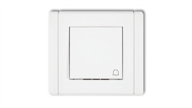 Flexi Przycisk /Dzwonek/ Biały Fwp-4