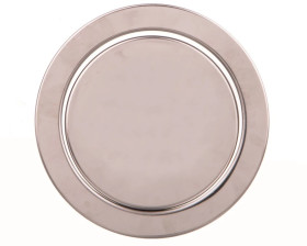 Pokrywka i pierścień do listw serii ELITE fi 60mm CHROM AE-CAP60-40