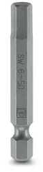 Bit, 6 mm, hexagon, BL 50 mm, L 50 mm, 1212650