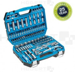 Zestaw narzędziowy 112 szt. CrV 1/4, 1/2 HT1R432