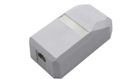 Puszka N/T Dla Modułu Keystone 1-Portowa Snap-On Biała Molex