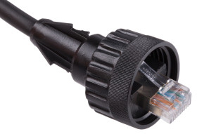 Kabel Ethernet Cat5e długość 5m Z zakończeniem Brad from Molex PUR