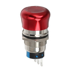 Przełącznik grzybek bezp. 25mm przycisk bezpieczeństwa NO/NC