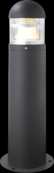 501223 Pillar light fixture, E27, anthracite, IP54, 60 cm