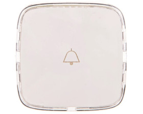 VALENA ALLURE Klawisz przezroczysty przycisku przełącznikanego no/nc z podświetleniem 755115