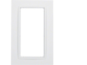 BERKER B.7 Ramka z dużym wycięciem biały mat lak 13096919 HAGER