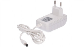 Zasilacz Led Gniazdkowy 12V 6W 5.5/2.1 Biały