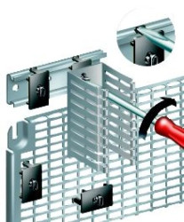 Stopka platikowa wykonana z czarnego poliamidu NSYSPC /20szt./
