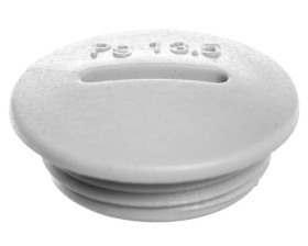 Zaślepka poliamidowa PG13,5 IP54 SKINDICHT BLK-GL 13,5 jasnoszara 52024851