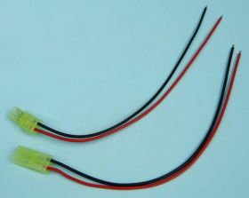 PP-3 MINI WTYK+GNIAZDO 2-PIN Z KABELKAMI