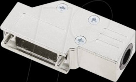 MHDCMR09-RA-K D-Sub cap, 9-pin, angled, silver, size E