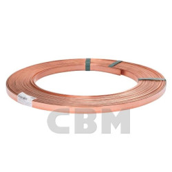 Bednarka pomiedziowana, 40x5mm St/Cu, 0,070mm Cu 20m ok 33 kg /C1100283 (20M)