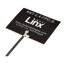 2.4 GHz FPC Antenna, 25x20mm, Horizontal 100mm Cable, MHF4
