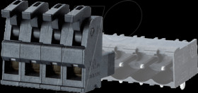ASP0450222 Spring-loaded terminal block, plug-in, 2-pin, RM 5.00