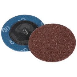 Sealey PTCQC5060 Quick Change Sanding Disc &#xD8;50mm 60Grit Pack of 10