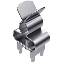 Hebotec 1080-013C SKLF 3-6 Fastener Cable Clip Fixings White Plastic