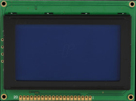 DEM 128064A SBH-PW-N LCD graphic display, 128x64 pixels, bl/ws, w.Bel.