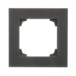Ramka pojedyncza SIMON 55 Line czarna matowa Kontakt Simon TR1/149