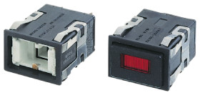 Soczewki do wskaźników, Biały, Prostokąt, do użytku z: AML11, 21, 31 przełączniki i wskaźniki AML41