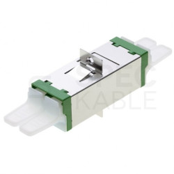 Adapter światłowodowy FO SM duplex E2000/APC-E2000/APC zielony PFOT