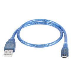 Opencircuit Micro USB cable 50 cm blue