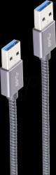 BS13-37020 USB 3.1 cable, A connector &gt; A connector, 1.0 m
