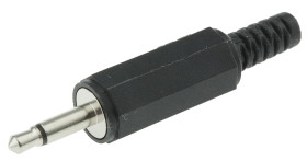 Złącze Jack 3,5 mm Męski Mono Montaż na kablu 34 V AC/DC 1A