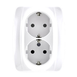 VENA Gniazdo podwójne z uziemieniem schucko 2x2P+Z 16A 250V 510238