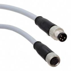 21348081481050 Kabel: do czujników/automatyki M8-M8 męskie żeńskie PIN: 4