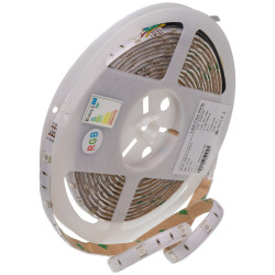 7,2W/m taśma 150led 5050 RGB 30led/m białe PCB IP64