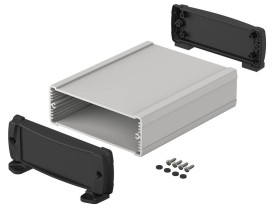 BOPLA ELP 1240-0150 DW (83124150.S7) - profil aluminiowy zamknięty z pokrywą do montażu naściennego (120 x 42 x 150 mm)