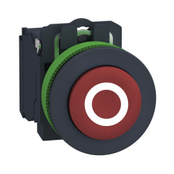 Kompletny układ przycisku SPST średnica wycięcia 30mm, montaż panelowy Schneider Electric